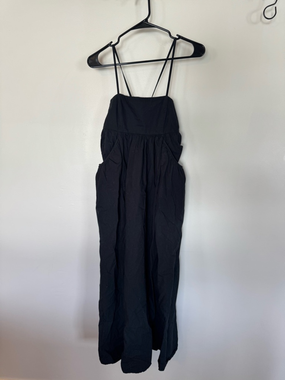 Urban Outfitters Black Tie-Shoulder Maxi Dress